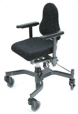 Office chair / with armrests / on casters / electrical ABC Eurovema