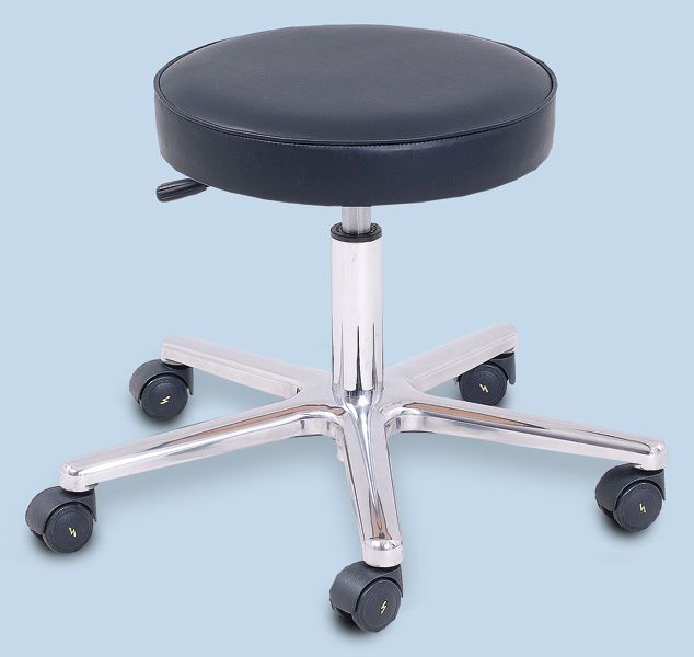 Medical stool / on casters / height-adjustable DH-2000/LEIT AGA Sanitätsartikel GmbH