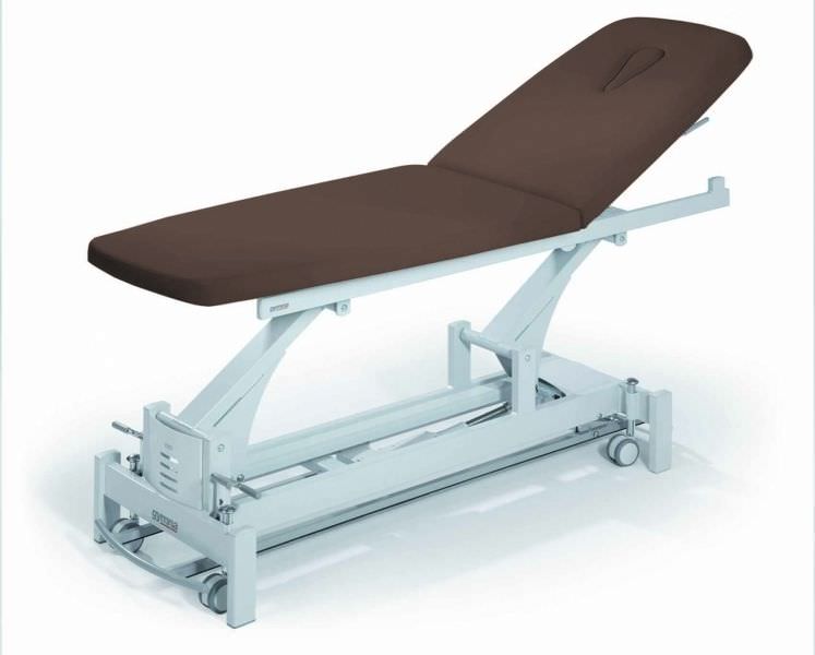 Electrical massage table / on casters / height-adjustable / 2 sections Duo Luxe GymnaUniphy