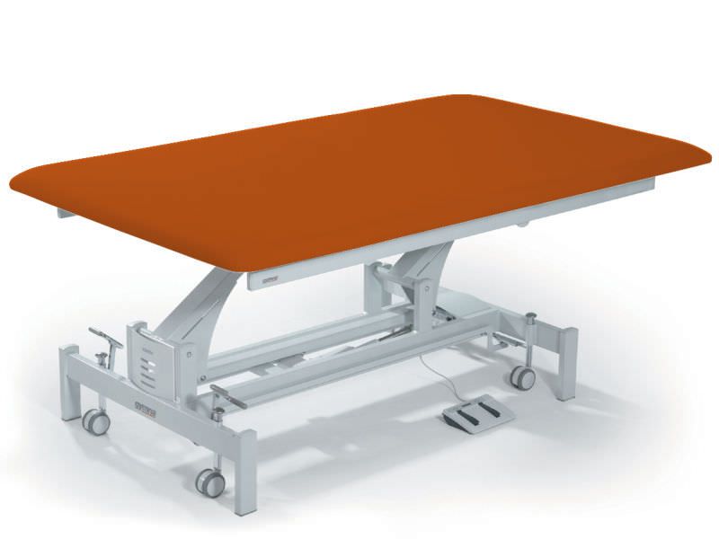 Electric Bobath table / on casters / height-adjustable / 1 section Bobath-1 Advanced GymnaUniphy