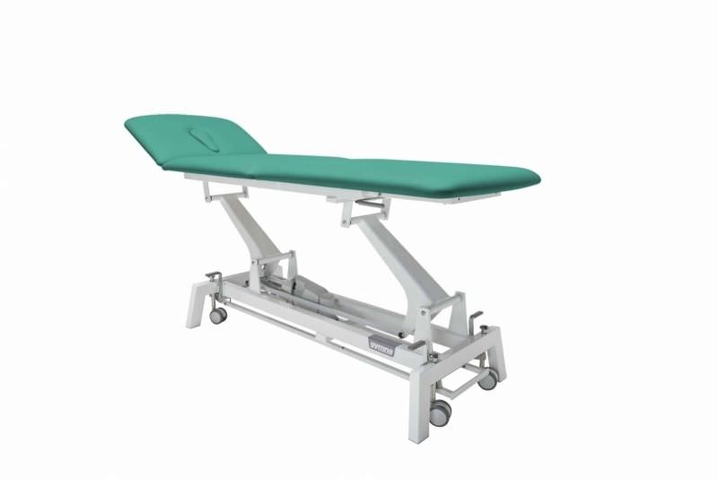Hydraulic massage table / height-adjustable / on casters / 3 sections G2 Trio GymnaUniphy