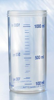 Medical suction pump jar 1 L | 660-0251 Heyer Aerotech