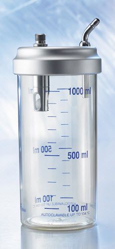 Medical suction pump jar 1 L | 660-0250 Heyer Aerotech