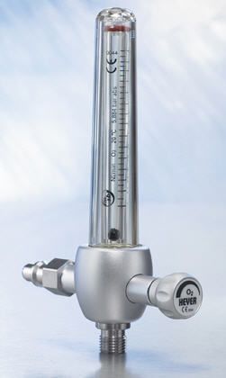 Oxygen flowmeter / air / variable-area / plug-in type 0 - 15 L/mn | 660-0100, 660-0130 Heyer Aerotech