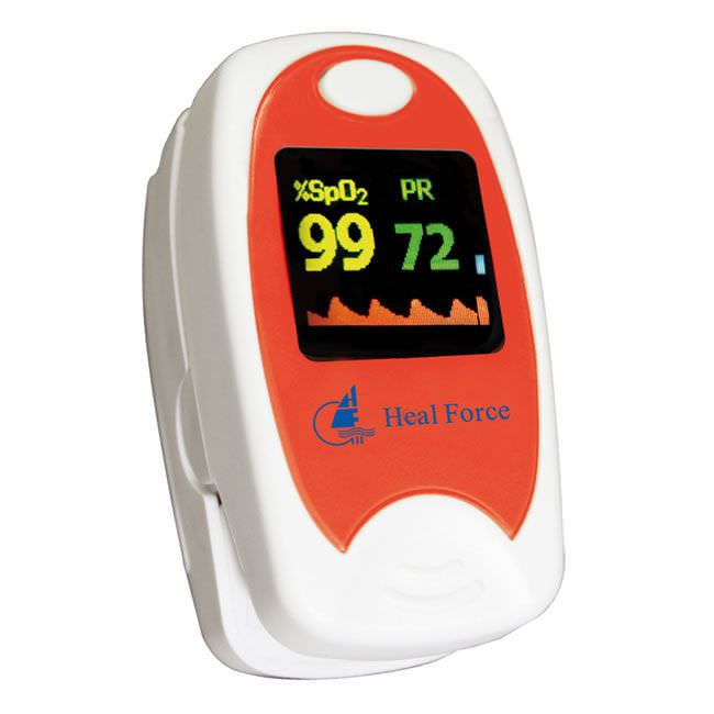 Compact pulse oximeter / fingertip / pediatric Prince-100D series Heal Force