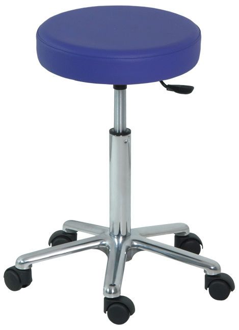 Medical stool / on casters / height-adjustable / stainless steel H-186 Hidemar