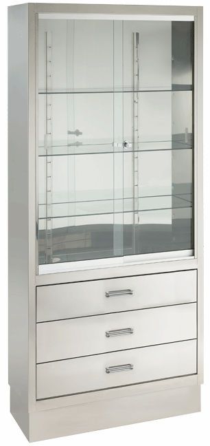 Medical instrument cabinet with drawer H-79 Hidemar