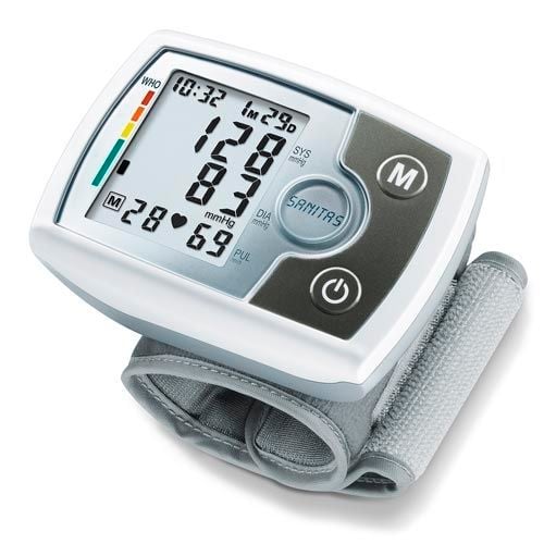 Automatic blood pressure monitor / electronic / wrist SANITAS SBM 03 Hans Dinslage