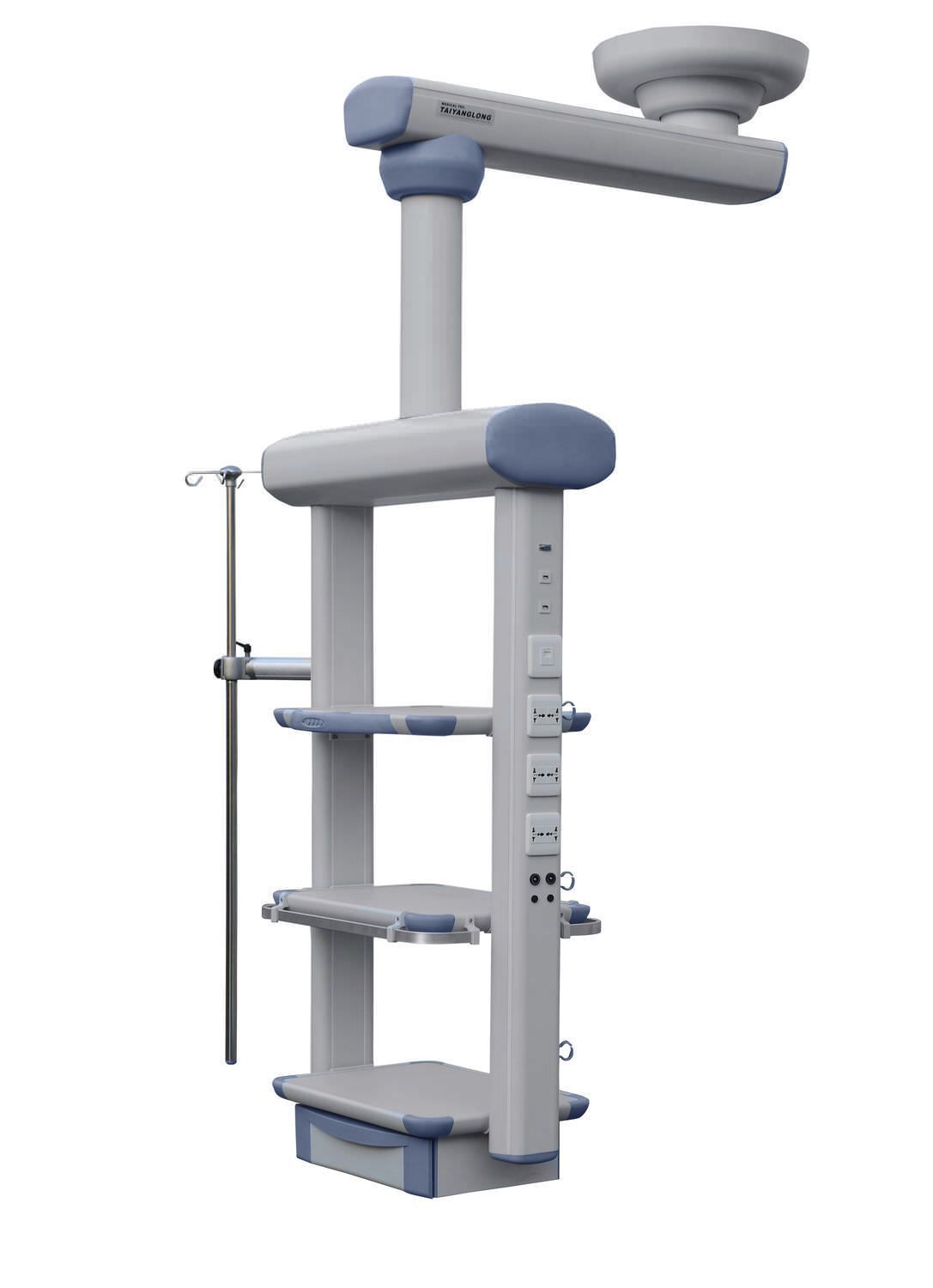Ceiling-mounted medical pendant / articulated / single-arm / ICU YDT-IDT Hunan taiyanglong medical