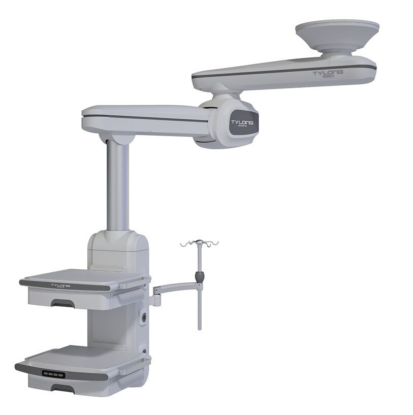 Ceiling-mounted medical pendant / motorized / articulated / with column YDT-SJ-1 Hunan taiyanglong medical