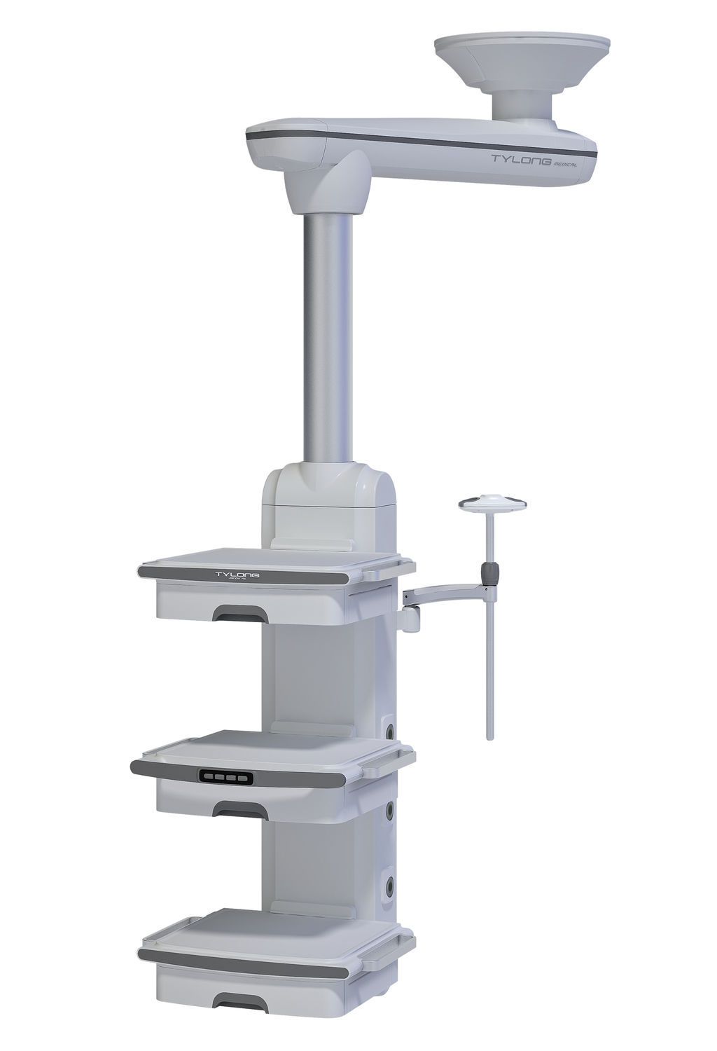 Ceiling-mounted medical pendant / single-arm / with column / endoscopy YDT-QJ. Hunan taiyanglong medical