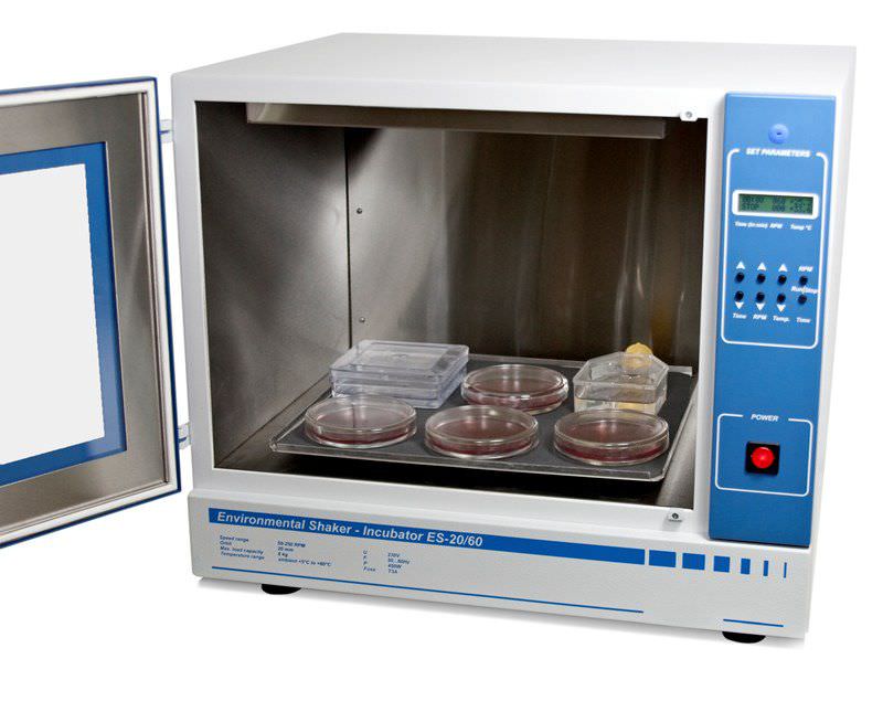 Laboratory incubator shaker 25 °C ... 80 °C, 50 - 250 rpm | ES-80 Grant Instruments