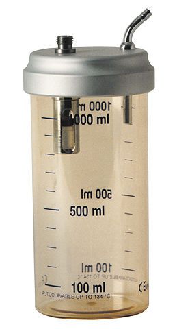 Medical suction pump jar 1 L | 660-0250 HEYER Medical