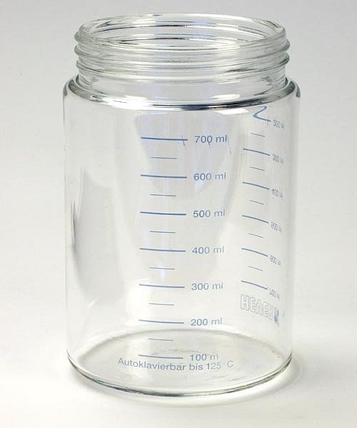 Medical suction pump jar / glass 026-3950 HEYER Medical