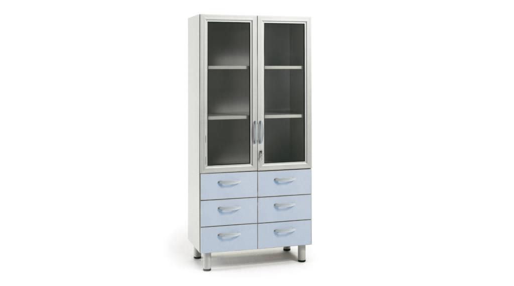 Medical instrument cabinet with drawer AA1213 Givas