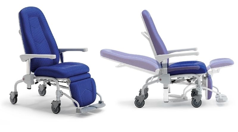 Reclining medical sleeper chair / on casters / manual MR5068 Givas