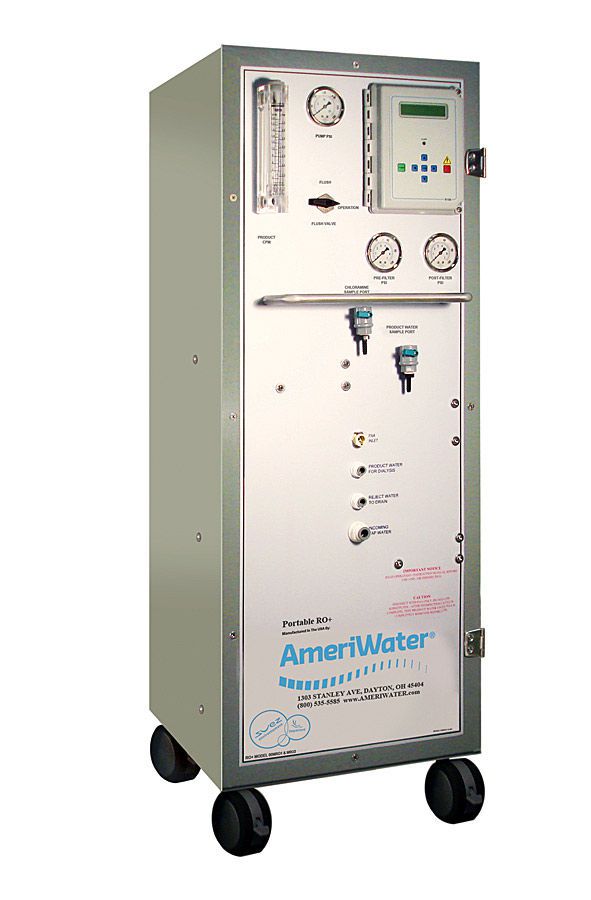 Mobile hemodialysis water treatment system (reverse osmosis) 1900 ml/min | MROS AmeriWater