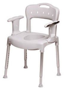 Commode chair / height-adjustable max. 130 kg | Swift etac