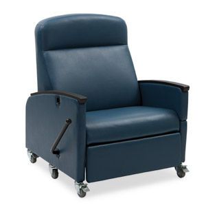 Medical sleeper chair / on casters / reclining / manual / bariatric Art of Care® Hill-Rom