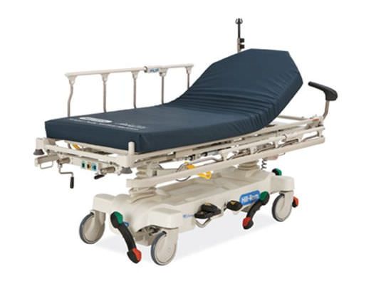 Transport stretcher trolley / height-adjustable / electrical / 4-section Hill-Rom