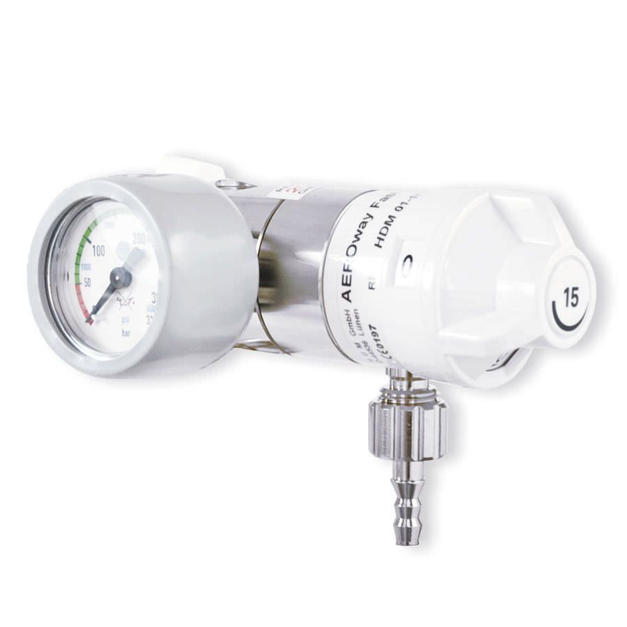 Oxygen pressure regulator 0 - 15 L/mn | AEROway® Fast 15- KL / KR HUM