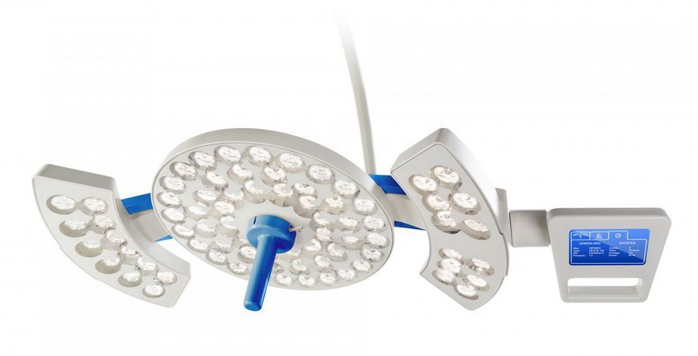 LED surgical light / ceiling-mounted / 1-arm NEXUS OL-01 and OL-02 Infimed