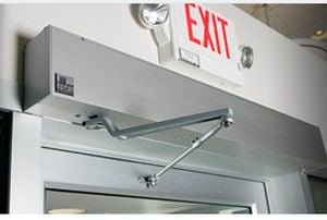 Laboratory door / hospital / automatic / swinging 7900, 4900LE Horton Doors