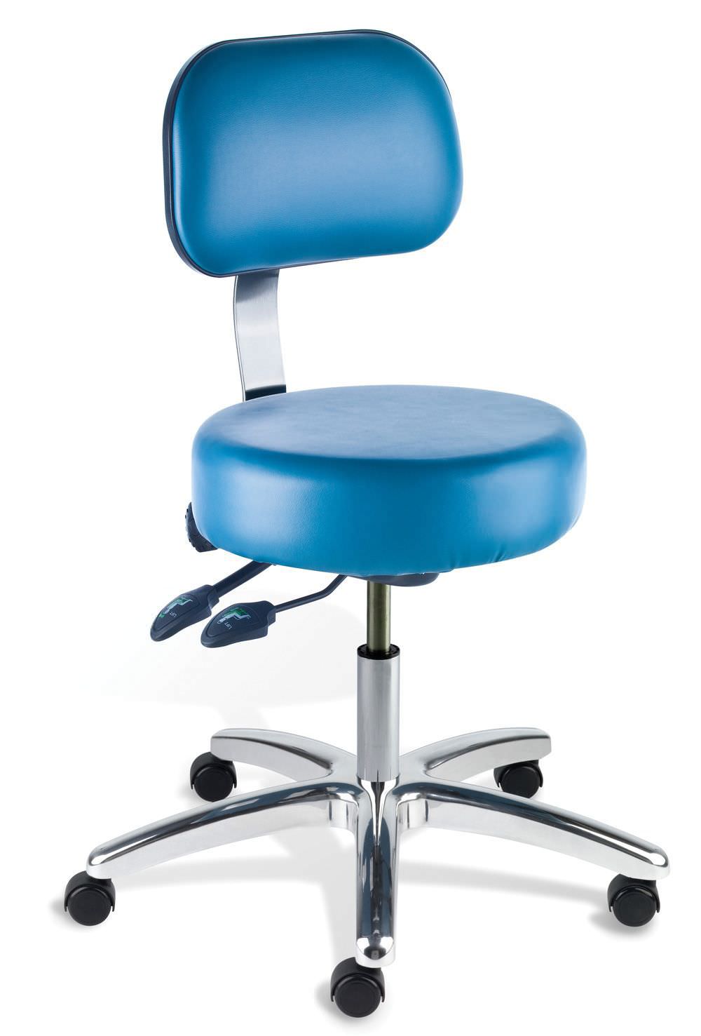 Office chair / with backrest / on casters / pneumatic RT Vacuum Formed Biofit