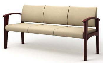 Waiting room sofa / 3 seater P8-3 Integra