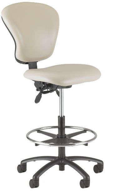 Medical stool / on casters / height-adjustable / with backrest 859CA Intensa