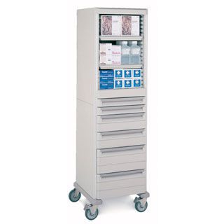 Storage cabinet / medical / for healthcare facilities / on casters 8SXRSGS2 Bristol Maid Hospital Metalcraft