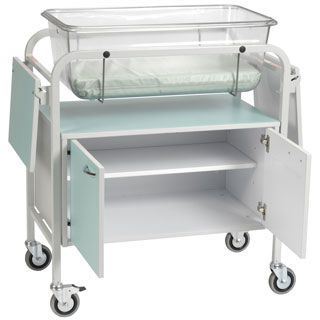 Transparent hospital baby bassinet BA/6/A Bristol Maid Hospital Metalcraft