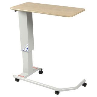 Height-adjustable over chair table for healthcare facilities (on casters) OC/1 series Bristol Maid Hospital Metalcraft