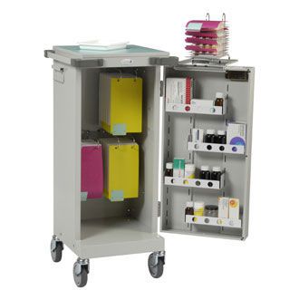 Medicine distribution trolley / with dosage system UD110 Bristol Maid Hospital Metalcraft