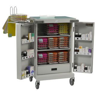 Medicine distribution trolley / with dosage system UD220, UD230 Bristol Maid Hospital Metalcraft
