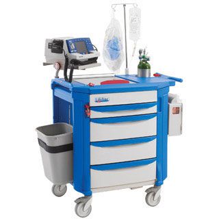 Emergency trolley / with IV pole 8LECCRP2, 8LECCRP3, 8LECCRP4 Bristol Maid Hospital Metalcraft