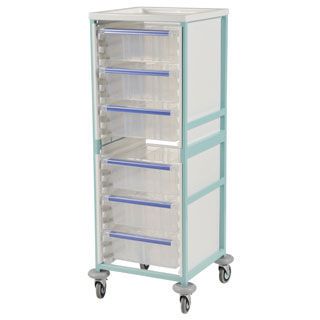 Treatment trolley / with drawer / modular CT114NH series Bristol Maid Hospital Metalcraft