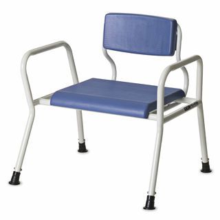 Shower chair / bariatric max 325 kg Bristol Maid Hospital Metalcraft