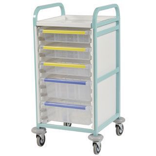 Treatment trolley / with drawer / modular CT110BH series Bristol Maid Hospital Metalcraft