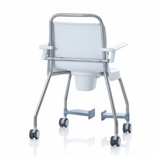 Commode chair / on casters Bristol Maid Hospital Metalcraft