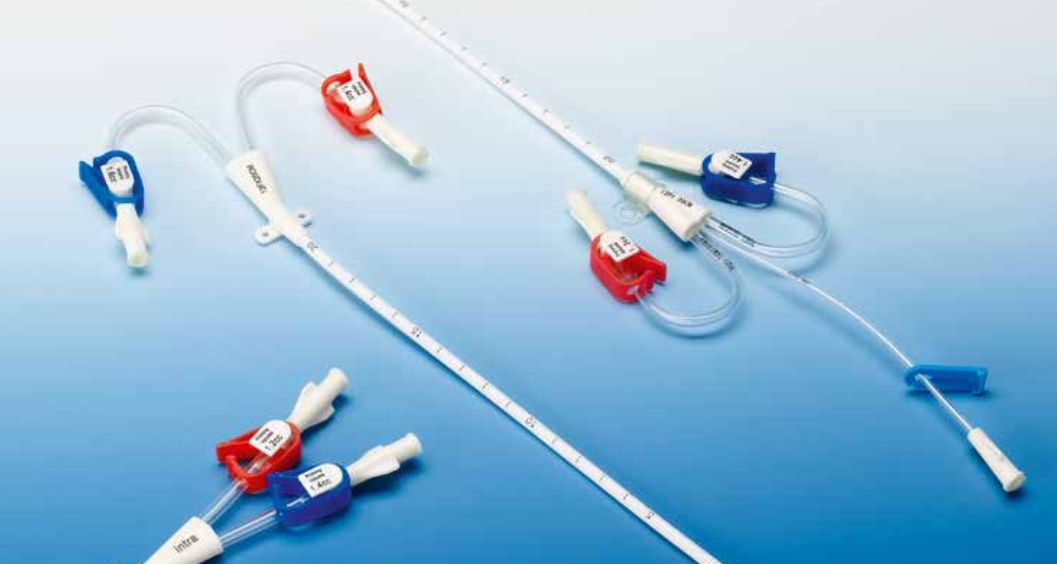 Hemodialysis catheter / double-lumen intra special catheters