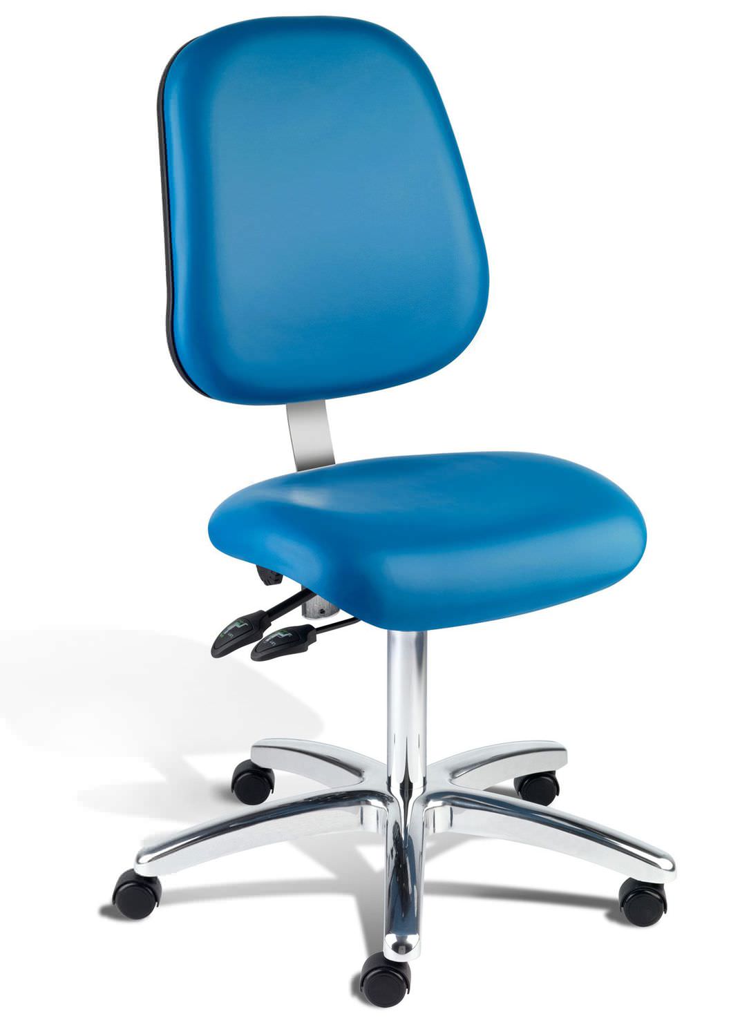 Office chair / with backrest / on casters / rotating HC Vacuum Formed Biofit