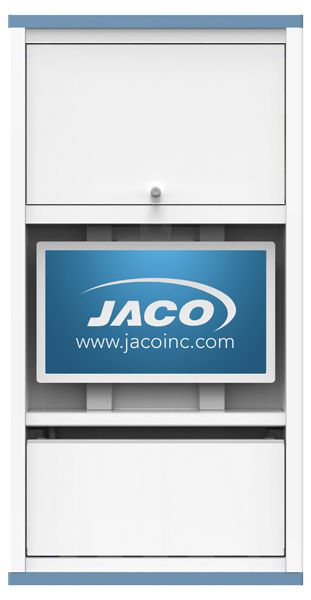 Medical computer workstation / wall-mounted / recessed WS-25, IWS-33 JACO, INC.