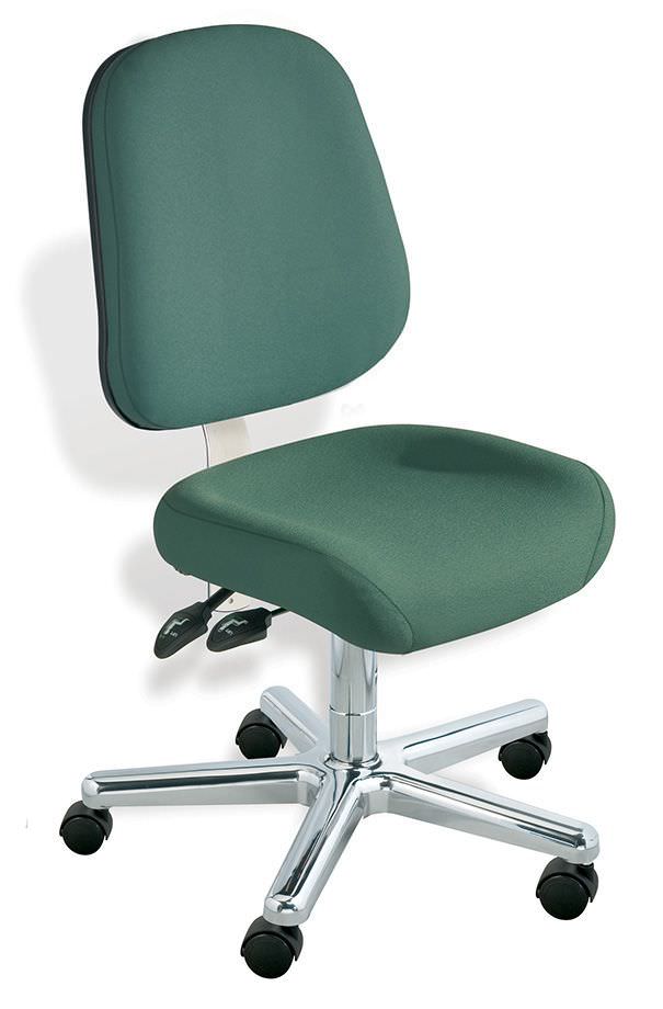 Office chair / with backrest / on casters / rotating HC Sewn Seams Biofit