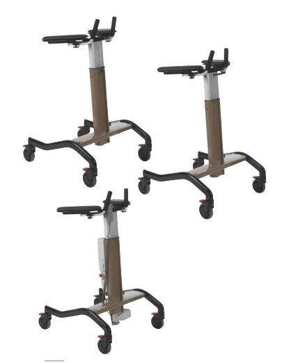 4-caster rollator / height-adjustable Dolomite Invacare