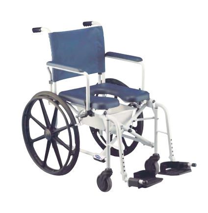 Shower chair / with bucket / on casters Lima 24'' Invacare