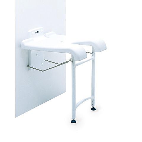 Shower seat / with cutout seat / folding / wall-mounted Aquatec Sansibar Invacare