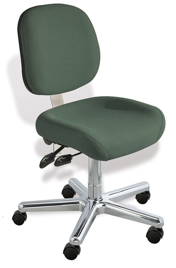 Office chair / with backrest / on casters / rotating HL Sewn Seams Biofit