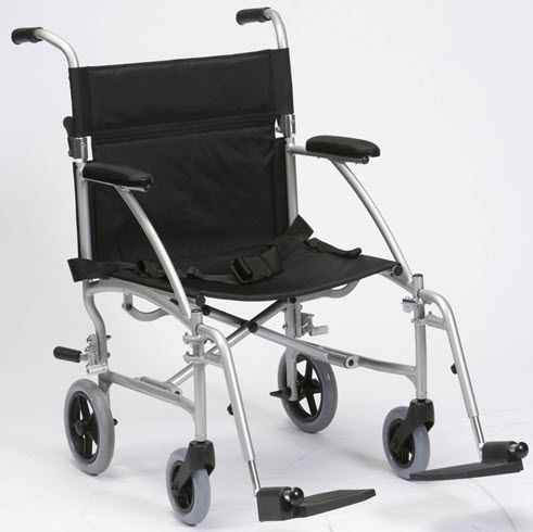 Folding patient transfer chair max. TC002SIL Drive Medical Europe