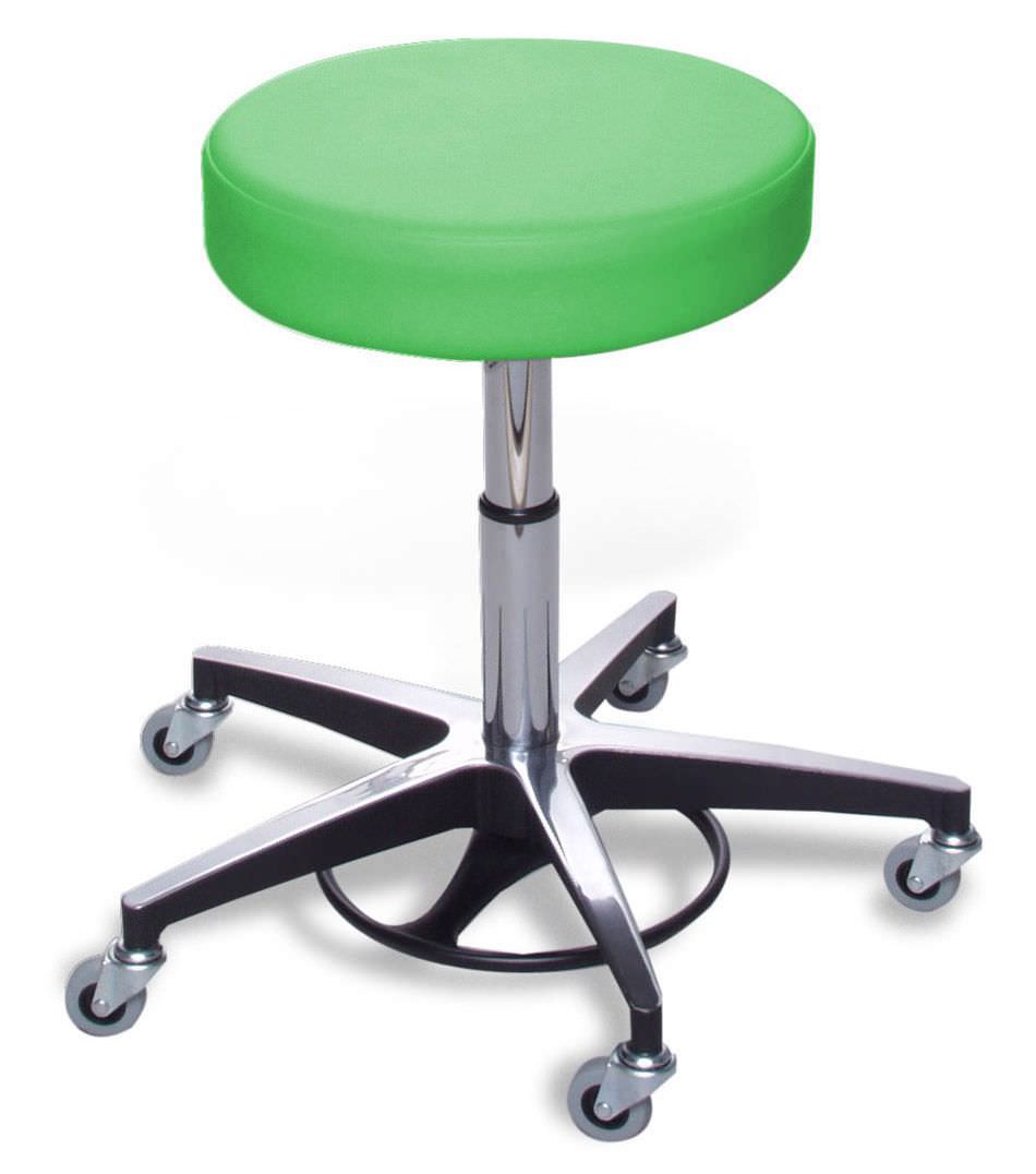 Medical stool / height-adjustable / pneumatic / on casters Aramis 2A Series Biofit